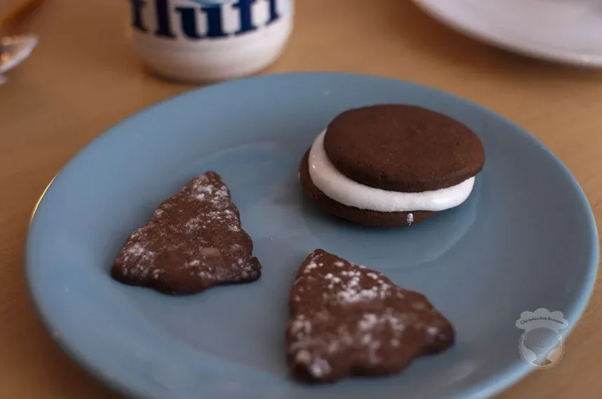 whoopies au chocolat et garniture au Fluff