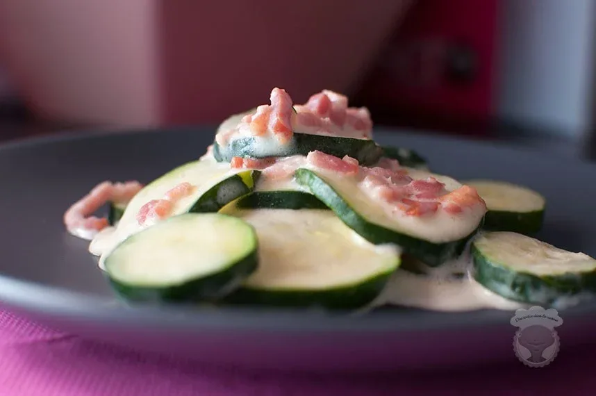 courgettes façon carbonara à la vache qui rit