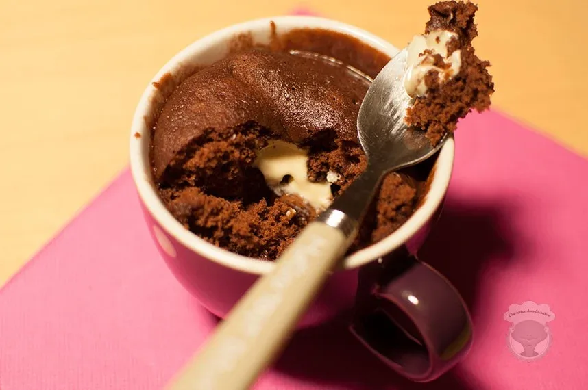 mug cake coulant au chocolat