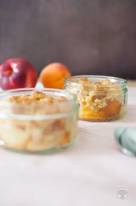 crumble nectarine abricot