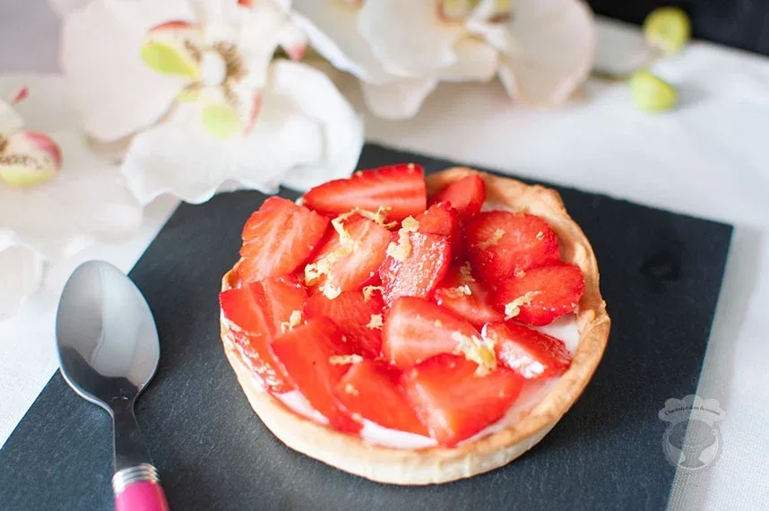 tartelette fraise mascarpone citron